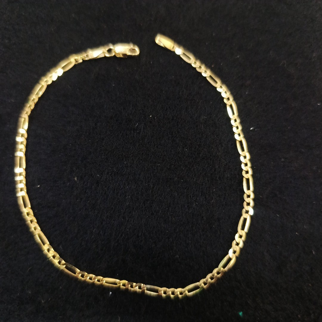PULSERAS CABALLERO CARTIER 3 1 AMARILLA ORO 14K 2.2 (NUEVO)