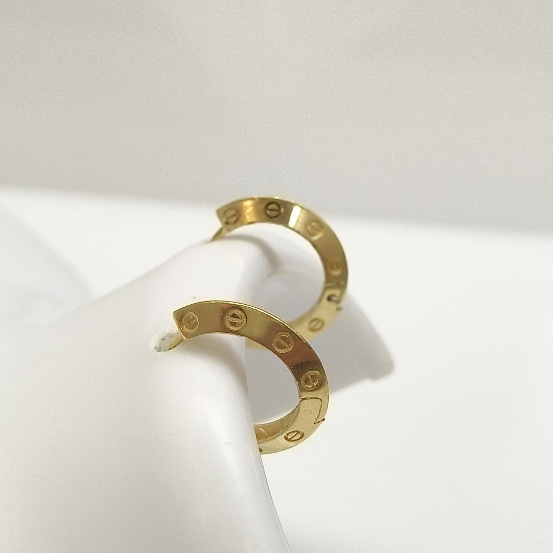 ARRACADAS PAR ORO 14 K 2,30 GRMS (SEMINUEVO)