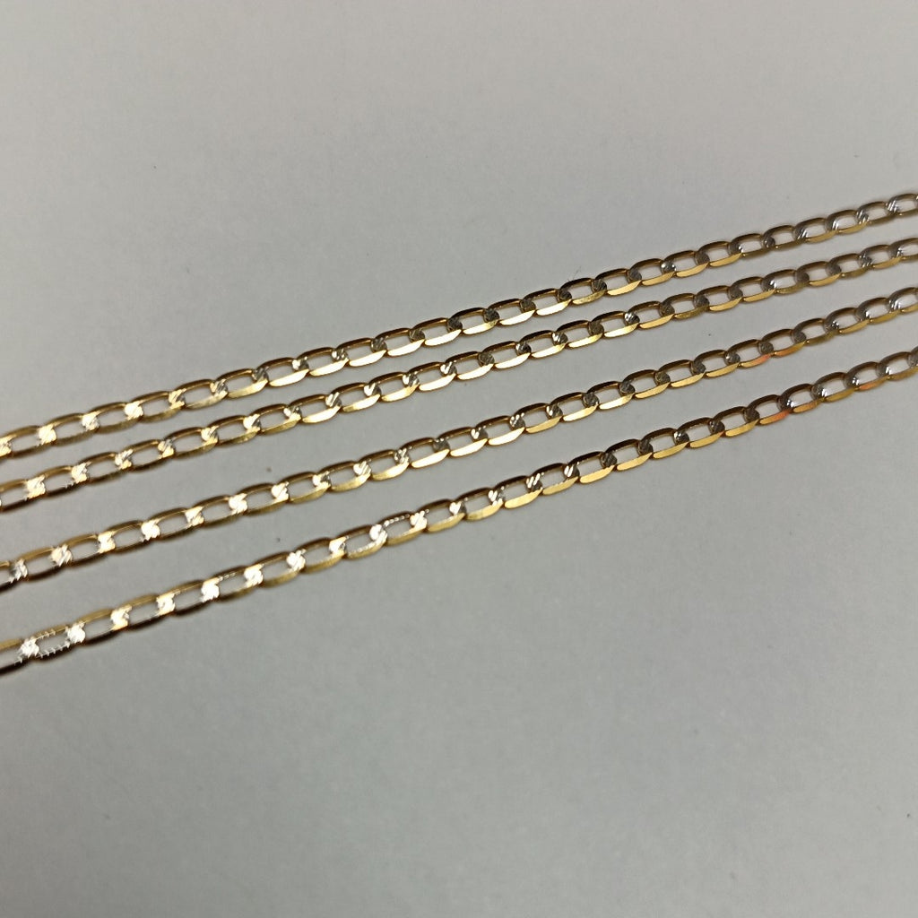CADENA ORO, RODIADO 14 K 1.9 GRMS (SEMINUEVO)
