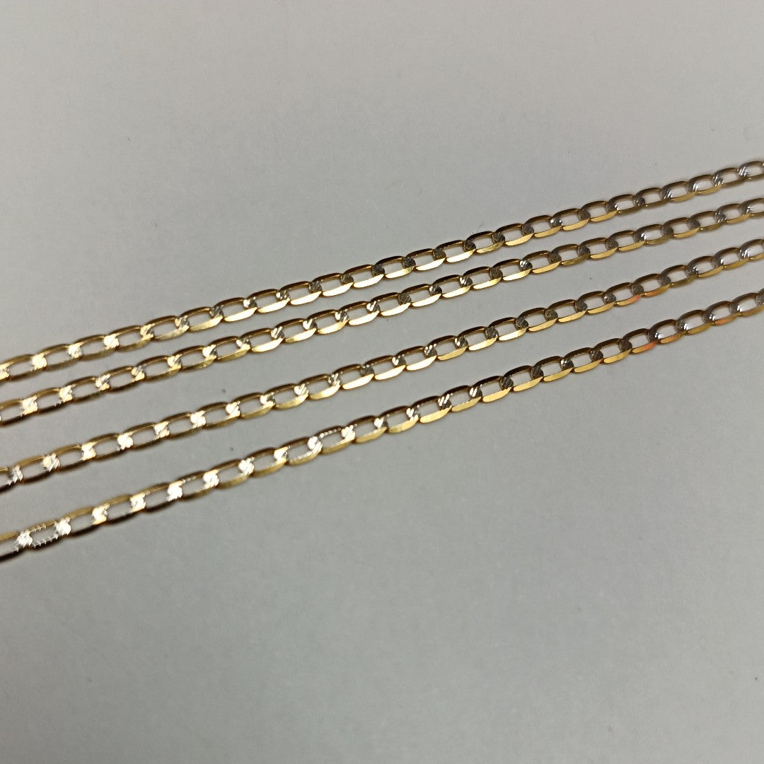 CADENA ORO, RODIADO 14 K 1.9 GRMS (SEMINUEVO)