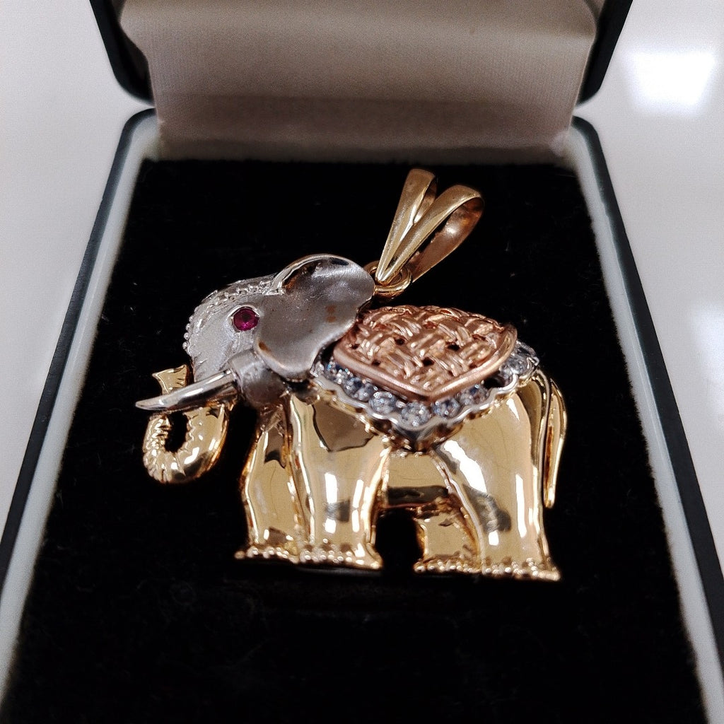 DIJE ORO,ORO COMBINADO 14 K 12,70 GRMS (SEMINUEVO)