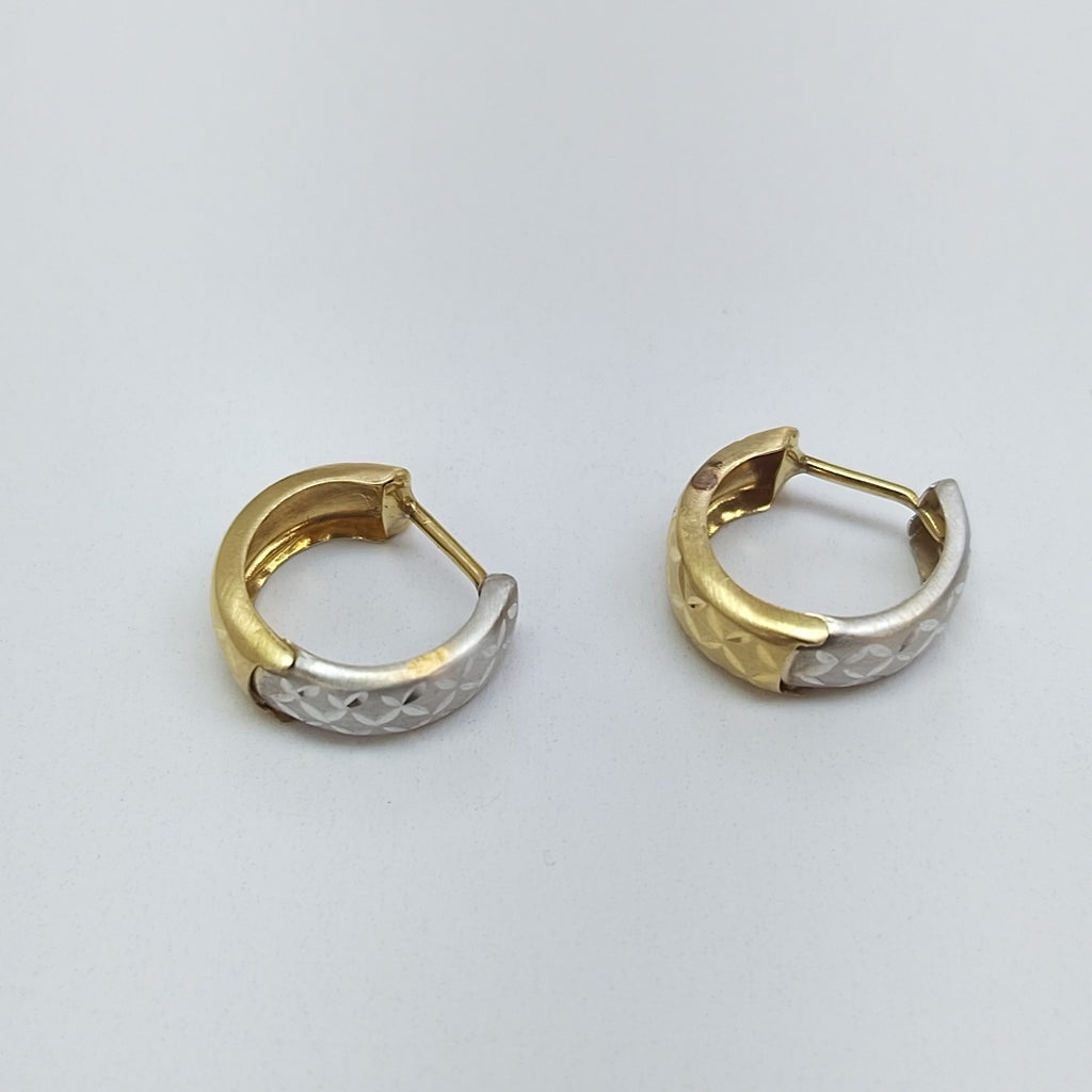 ARRACADAS PAR ORO 14 K 1.2 GRMS (SEMINUEVO)