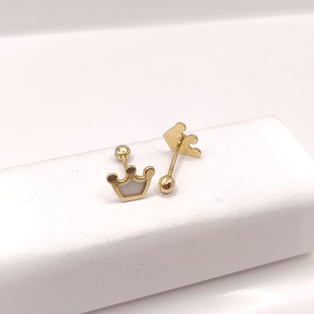 BROQUELES PAR ORO 14 K 0.6 GRMS (SEMINUEVO)