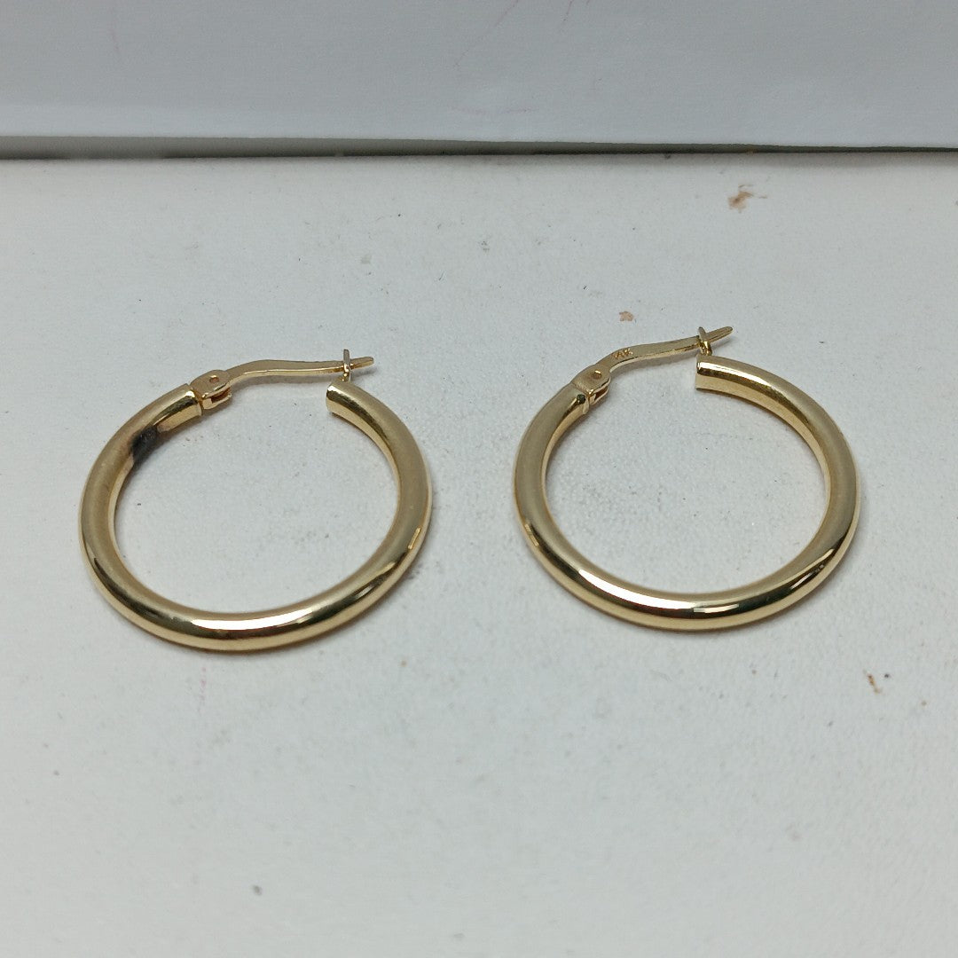 ARRACADAS PAR ORO 14 K 2.5 GRMS (SEMINUEVO)