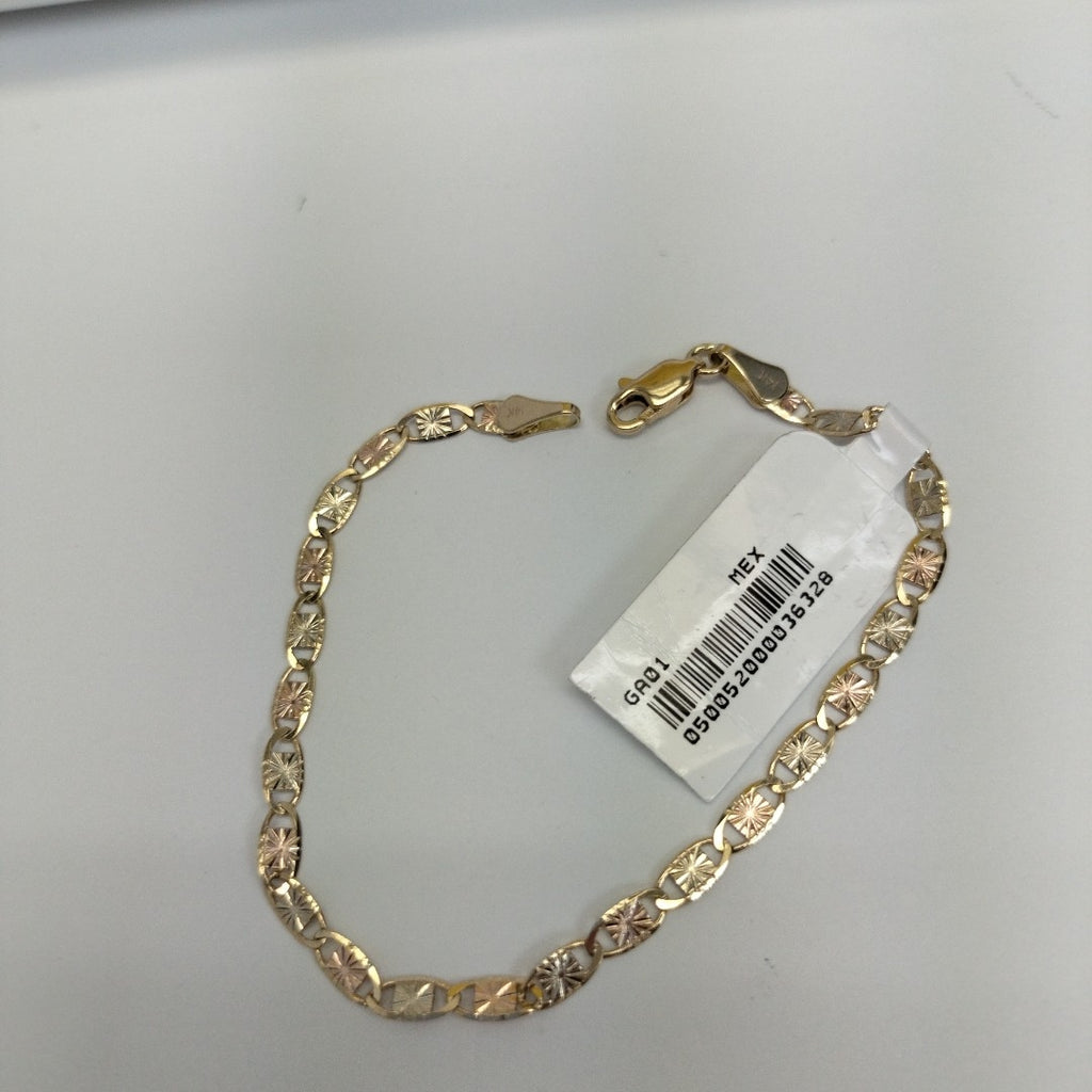 PULSERA GUCHI 14K 18 CM 3 GR (NUEVO)
