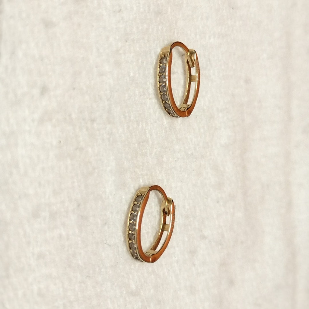 ARRACADAS PAR ORO 14 K 0.9 GRMS (SEMINUEVO)