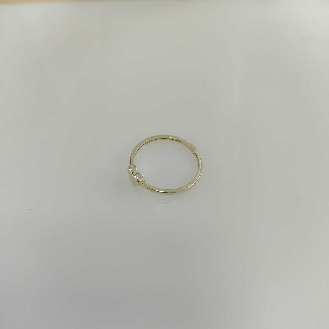 ANILLOS ANILLITO FIG CORAZON 10K TALLA 8 1.2 GR (NUEVO)