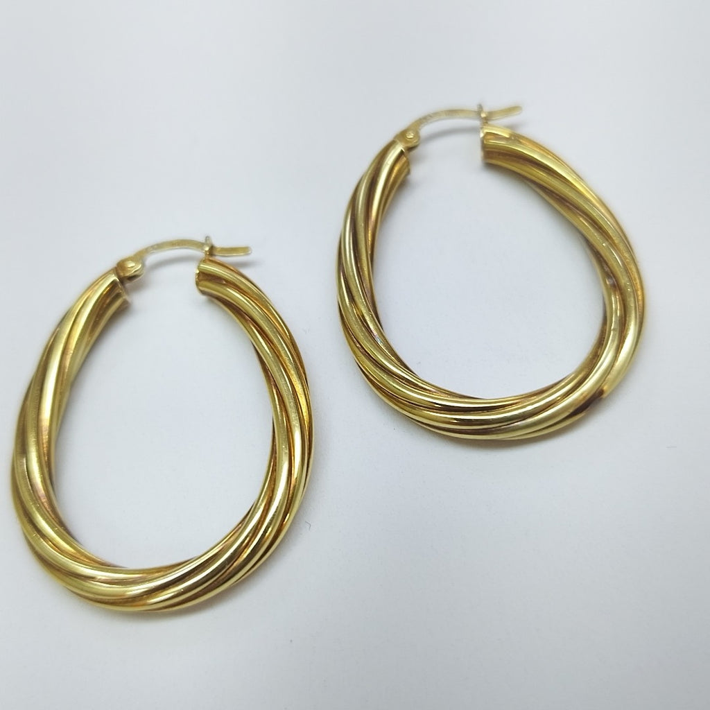 ARRACADAS PAR ORO 14 K 5.9 GRMS (SEMINUEVO)