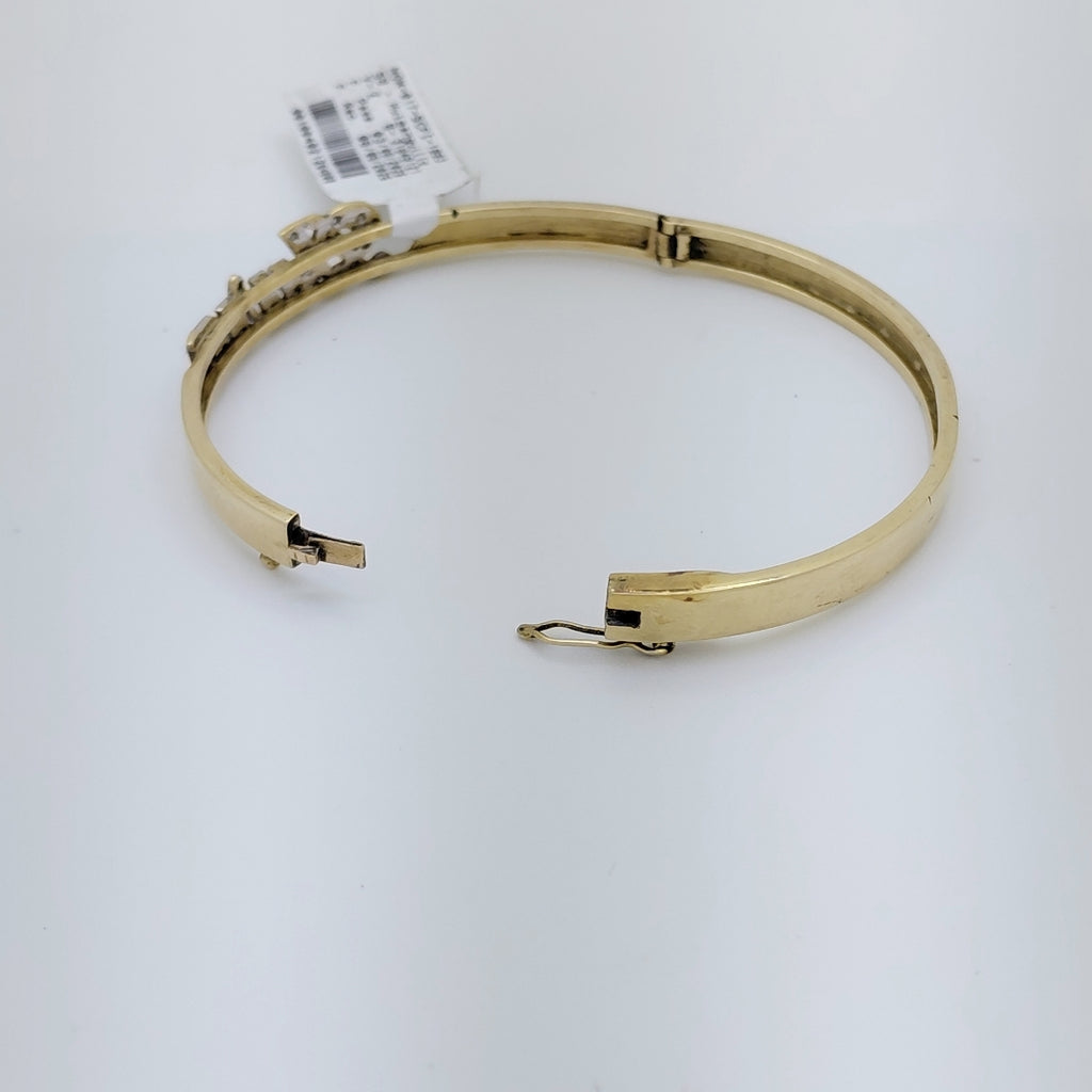 PULSERA RIGIDA ORO 14 K 15,40 GRMS (SEMINUEVO)