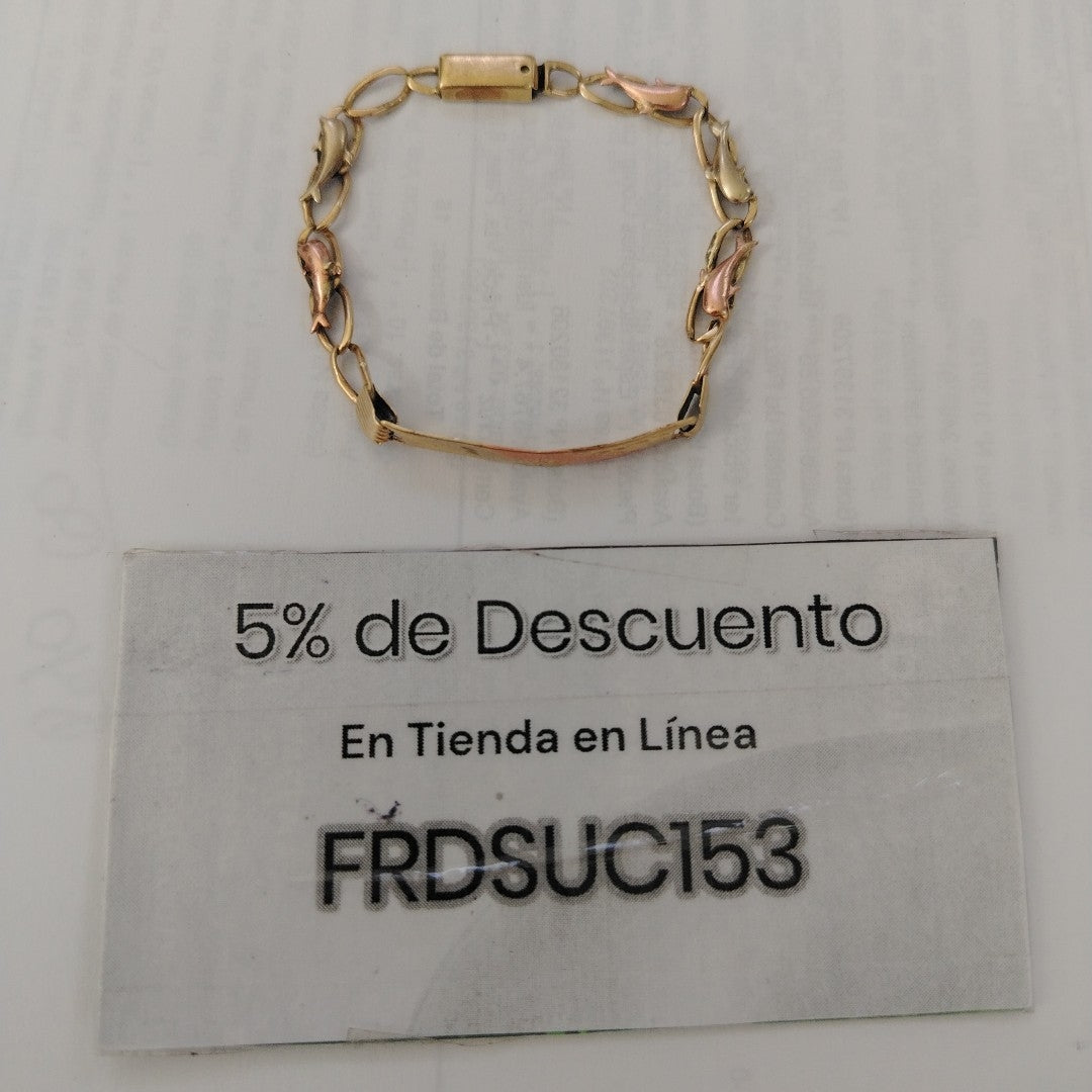 ESCLAVA ORO 10 K 4.1 GRMS (SEMINUEVO)