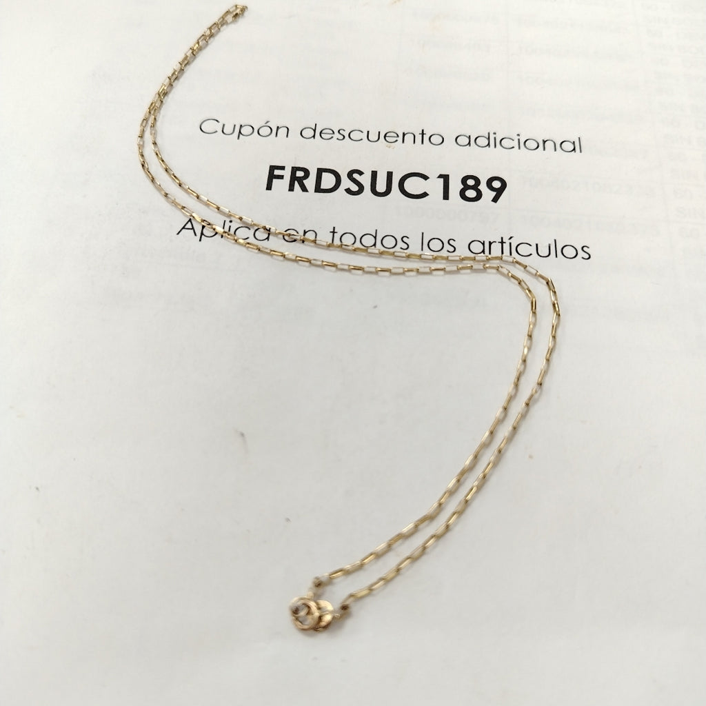 CADENA ORO 10 K 1.6 GRMS (SEMINUEVO)