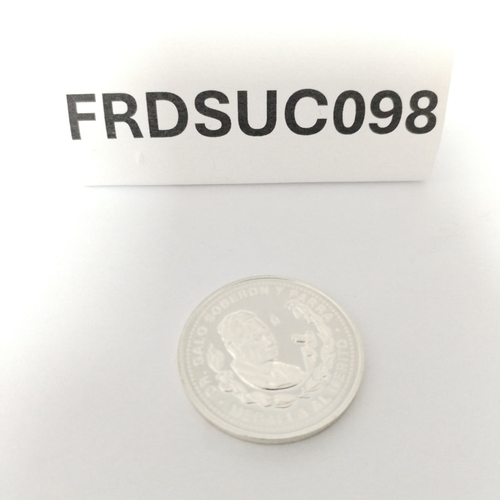 MEDALLA CONMEMORATIVA PLATA 8,60 GRMS (SEMINUEVO)