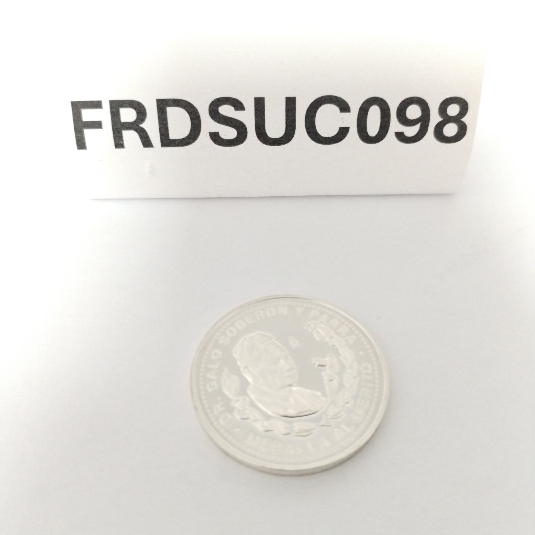 MEDALLA CONMEMORATIVA PLATA 8,60 GRMS (SEMINUEVO)