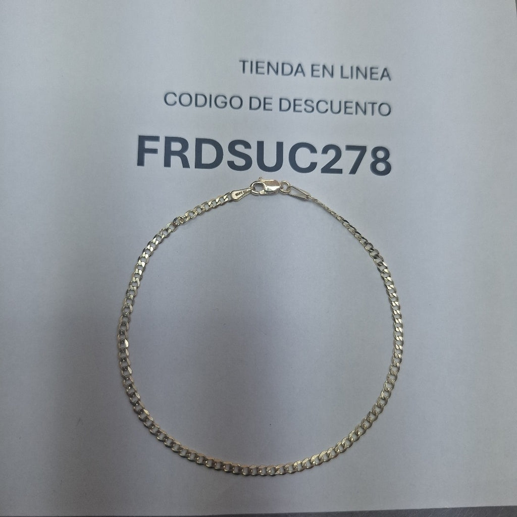 PULSERA BARBADA 14K 21 CM 2.3 GR (NUEVO)