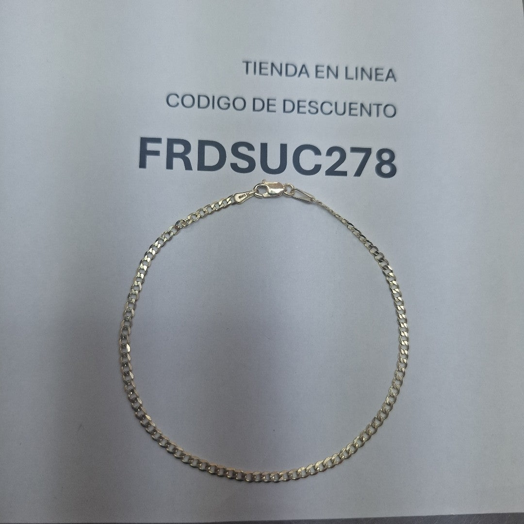 PULSERA BARBADA 14K 21 CM 2.3 GR (NUEVO)