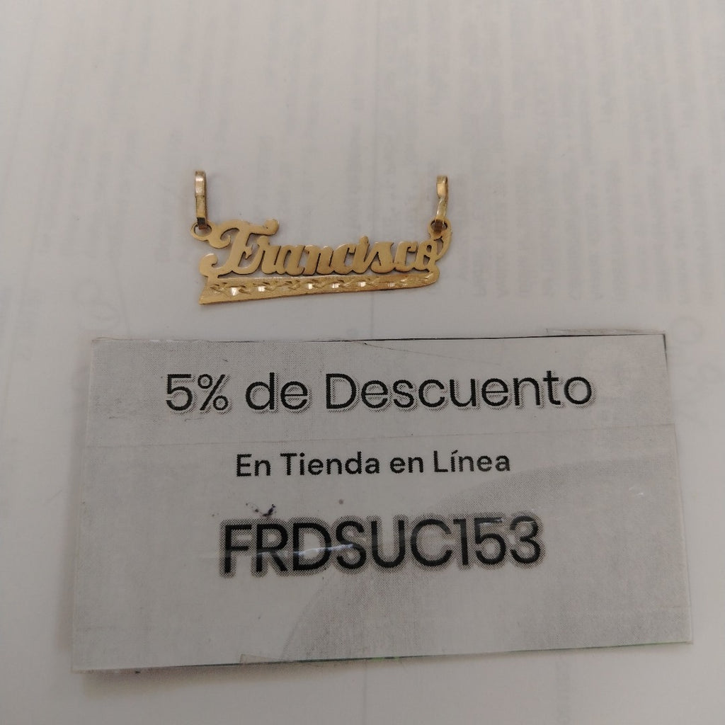 DIJE ORO 10 K 2.3 GRMS (SEMINUEVO)
