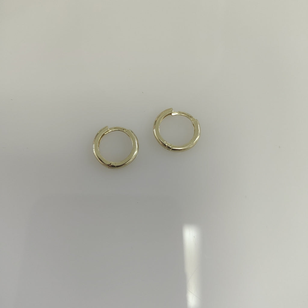 ARETES ARRACADAS LISAS 10K 1.1 GR (NUEVO)