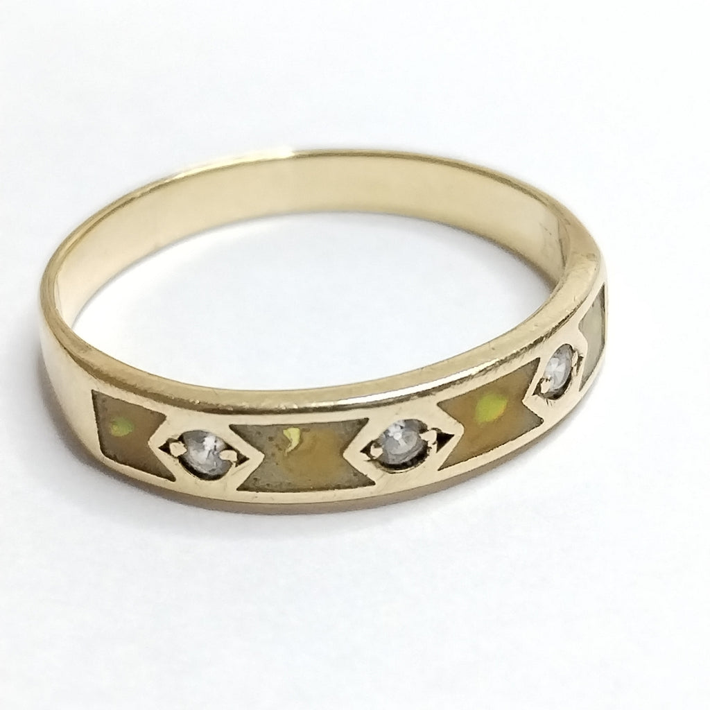 ANILLO ORO 14 K 1.4 GRMS (SEMINUEVO)