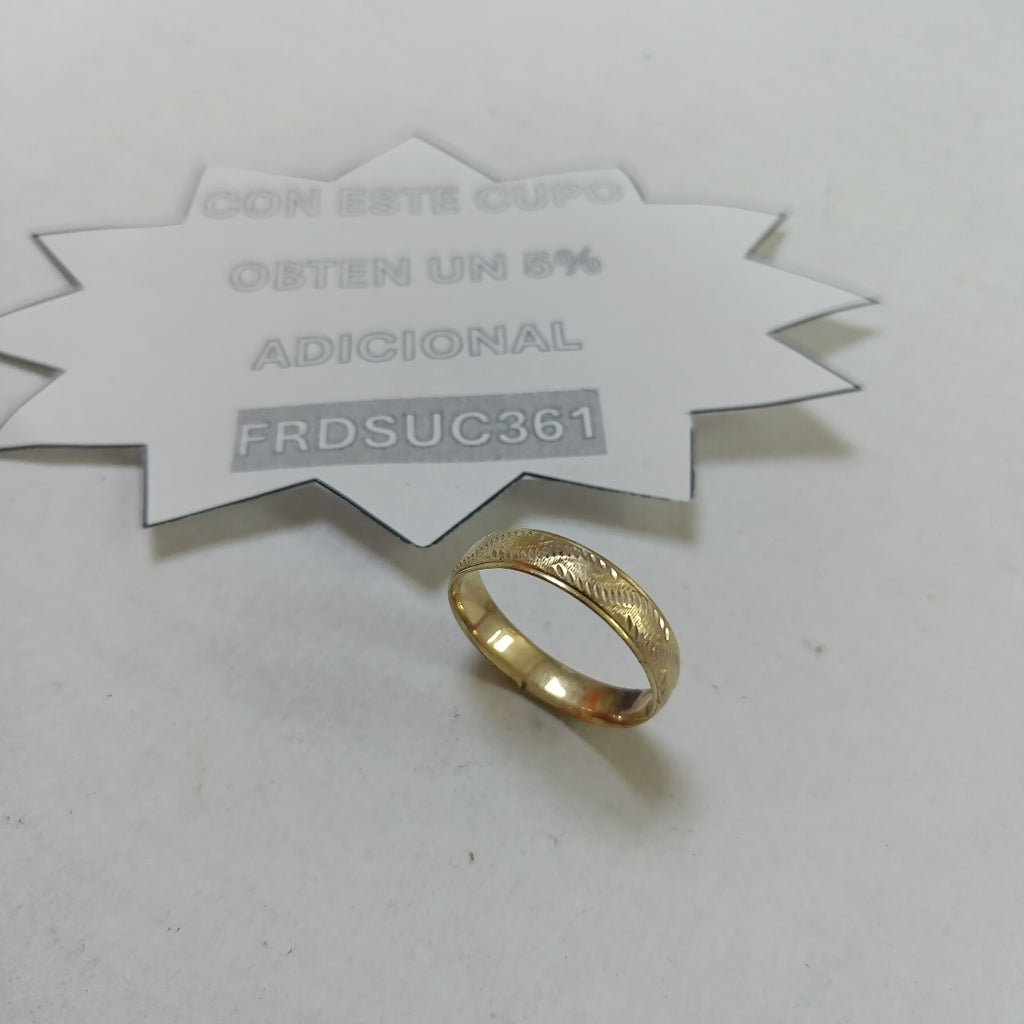 ARGOLLA ORO 14 K 2,80 GRMS (SEMINUEVO)