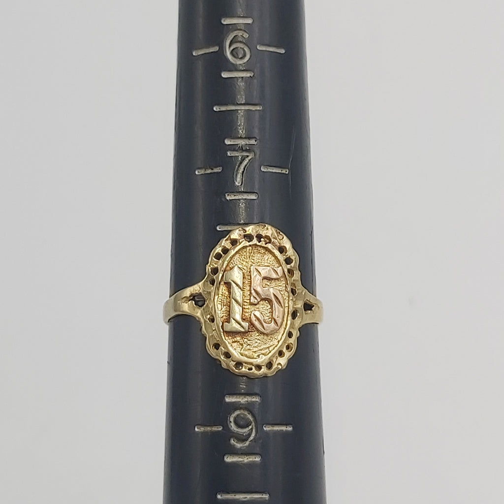 ANILLO ORO 10 K 2.2 GRMS (SEMINUEVO)