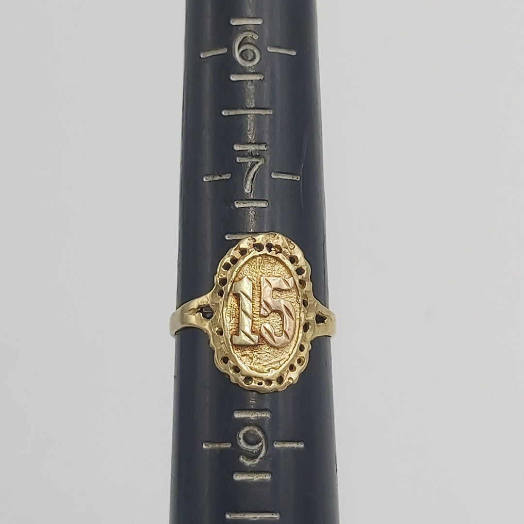 ANILLO ORO 10 K 2.2 GRMS (SEMINUEVO)