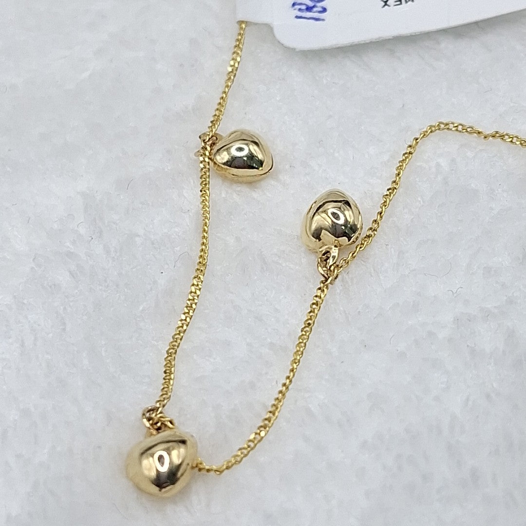 PULSERA ESPECIAL DIJES 10K 18 CM 1.6 GR (NUEVO)