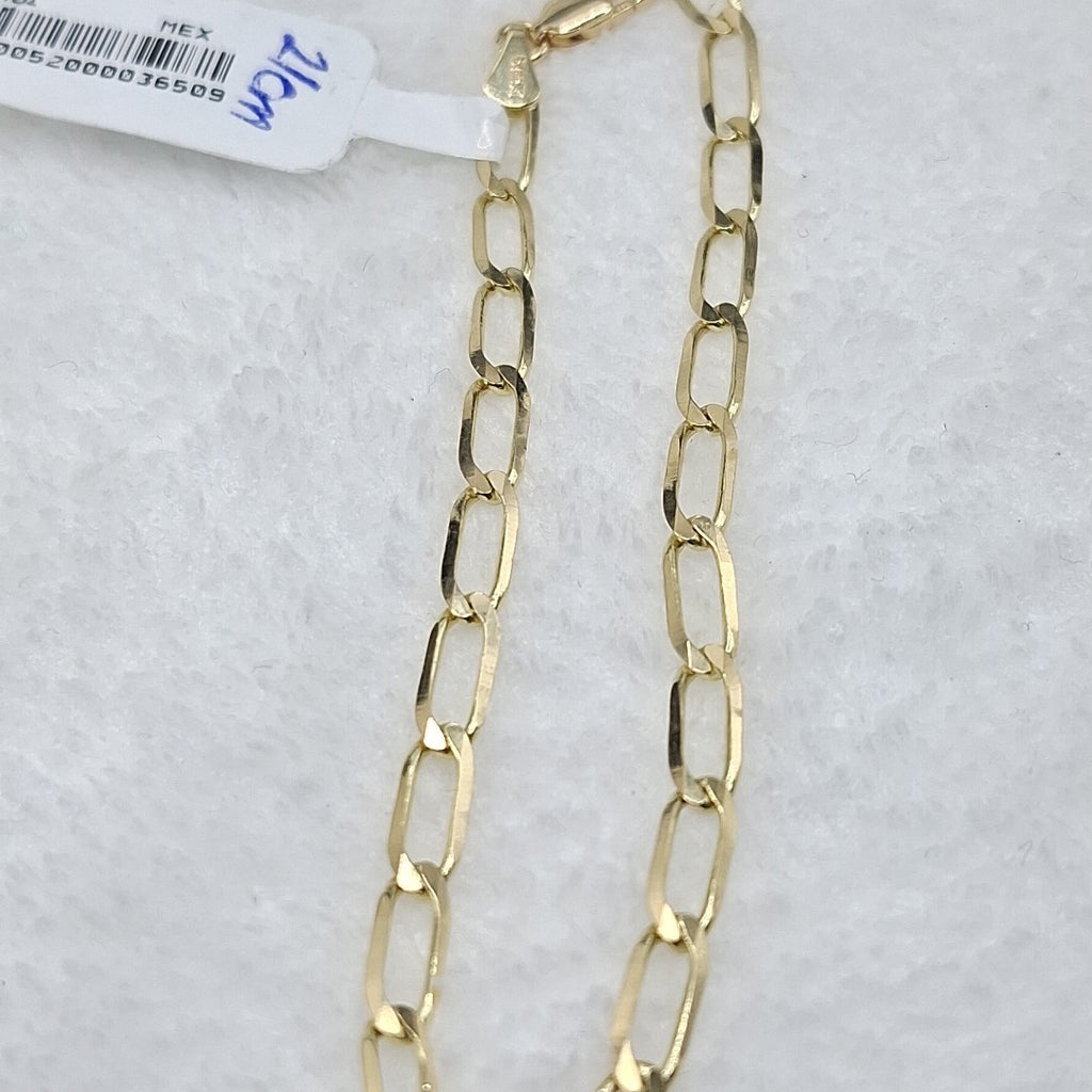 PULSERA ESLABON 14K 21 CM 4 GR (NUEVO)