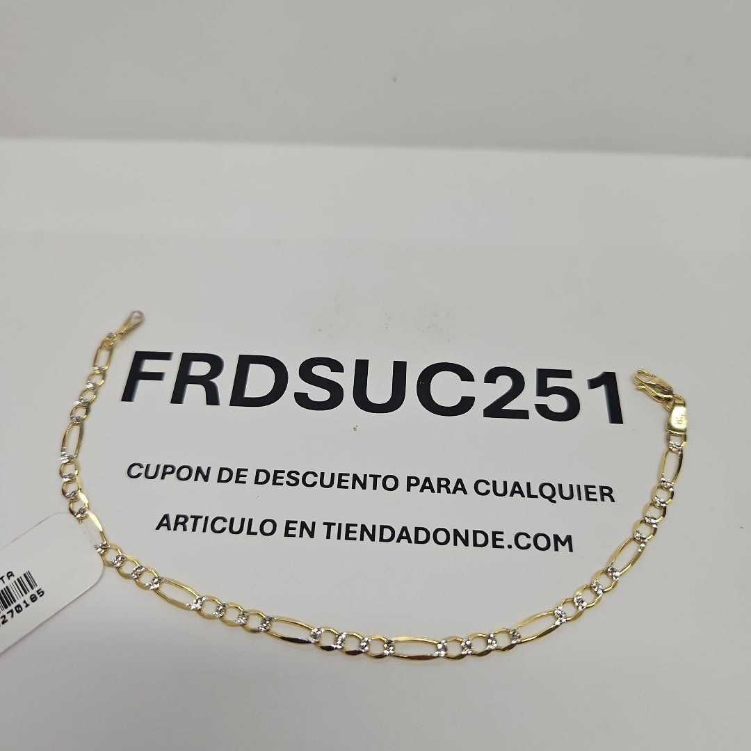PULSERAS DAMA CARTIER 3 1 DIAMANTADA ORO 14K 2.6 (NUEVO)