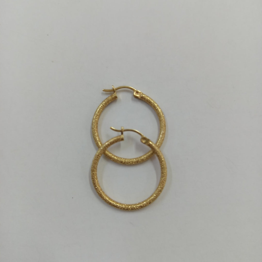 ARRACADAS PAR ORO 14 K 2.5 GRMS (SEMINUEVO)