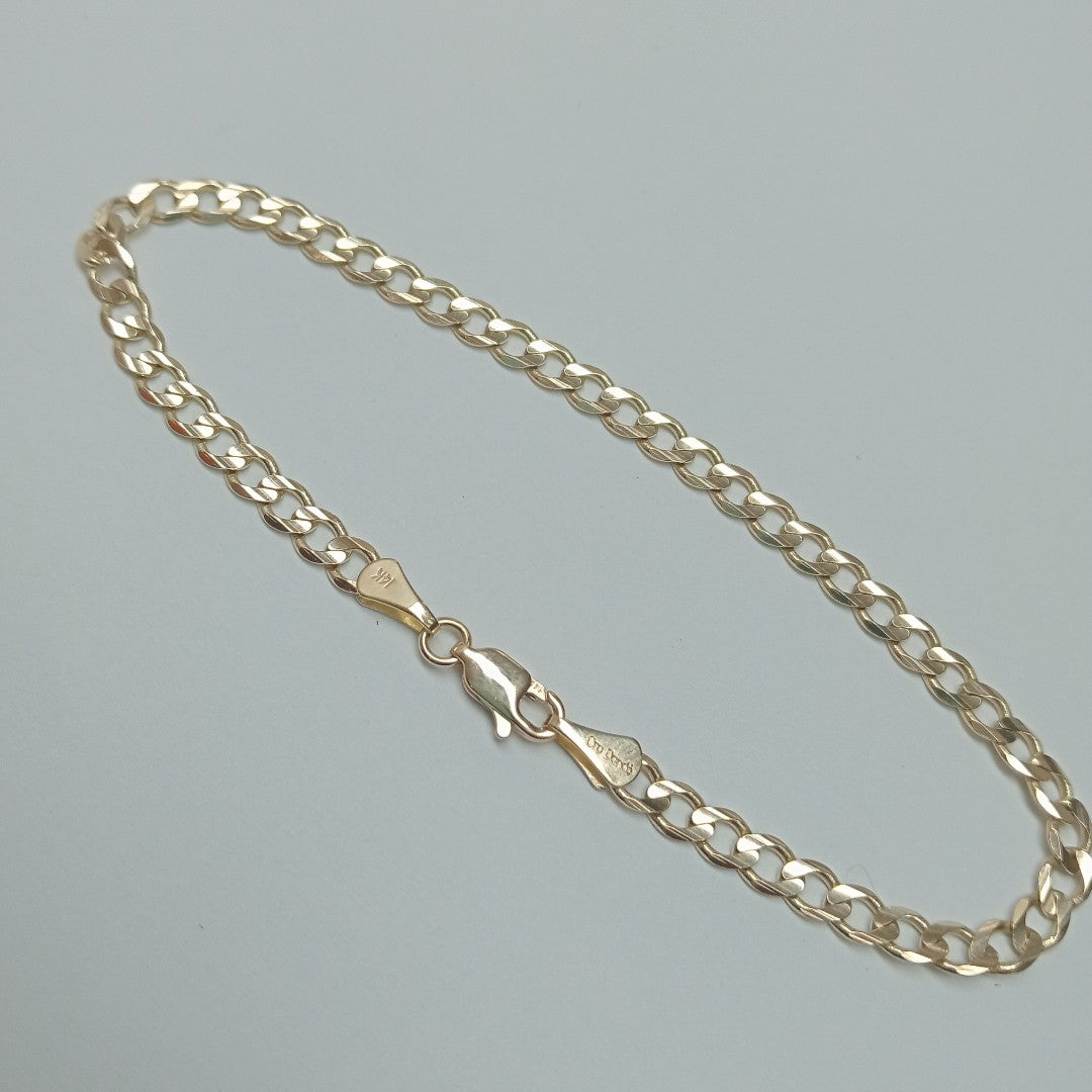 PULSERA BARBADA 14K 21 CM 5 GR (NUEVO)