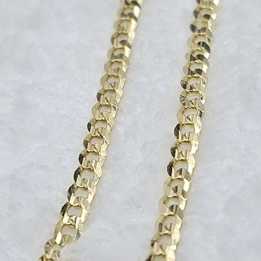 PULSERA BARBADA 14K 21 CM 3.7 GR (NUEVO)