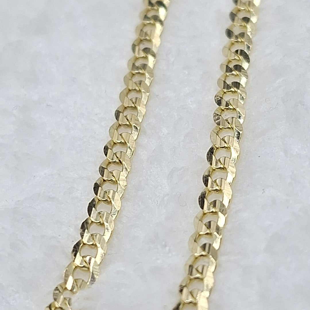 PULSERA BARBADA 14K 21 CM 3.7 GR (NUEVO)