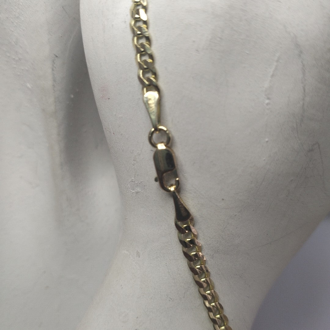 PULSERA BARBADA 14K 21 CM 3.8 GR (NUEVO)