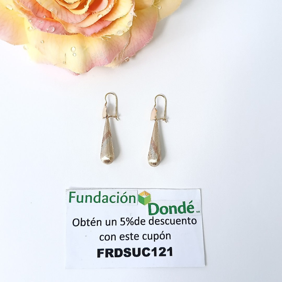 ARETES PAR ORO 10 K 3,50 GRMS (SEMINUEVO)