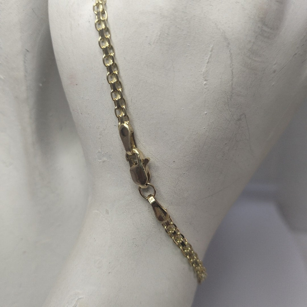 PULSERA ESPECIAL C CORAZON 14K 18 CM 2.7 GR (NUEVO)