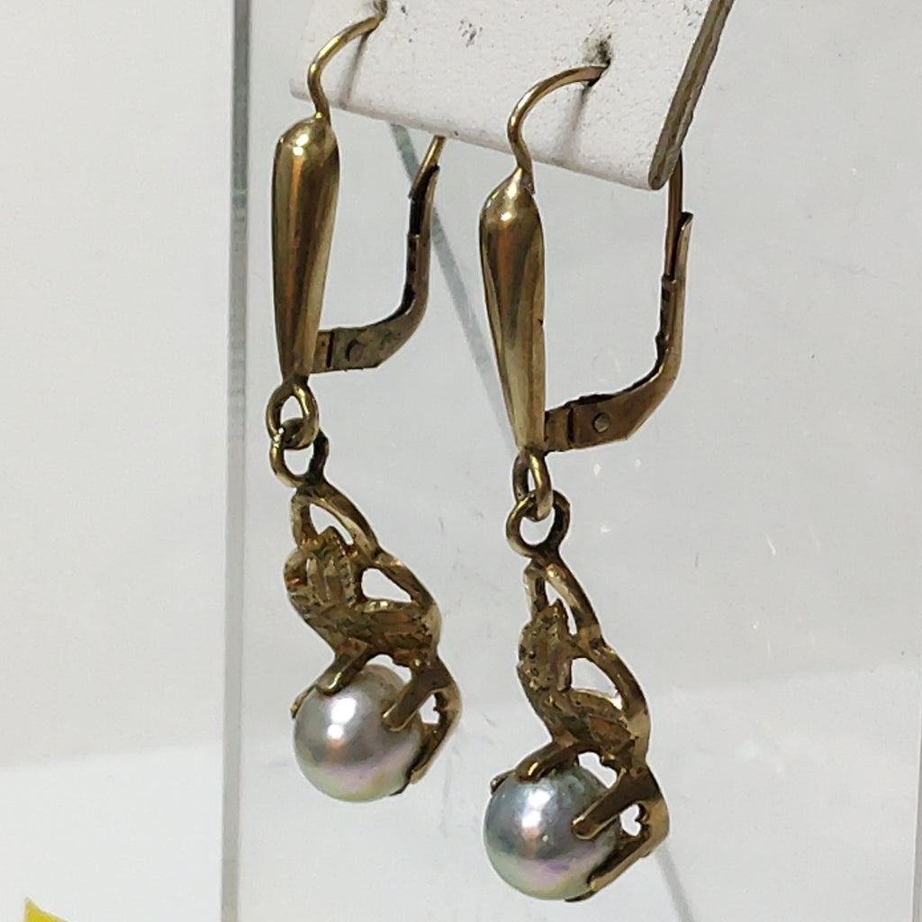 ARETES PAR ORO 8 K 4,10 GRMS (SEMINUEVO)