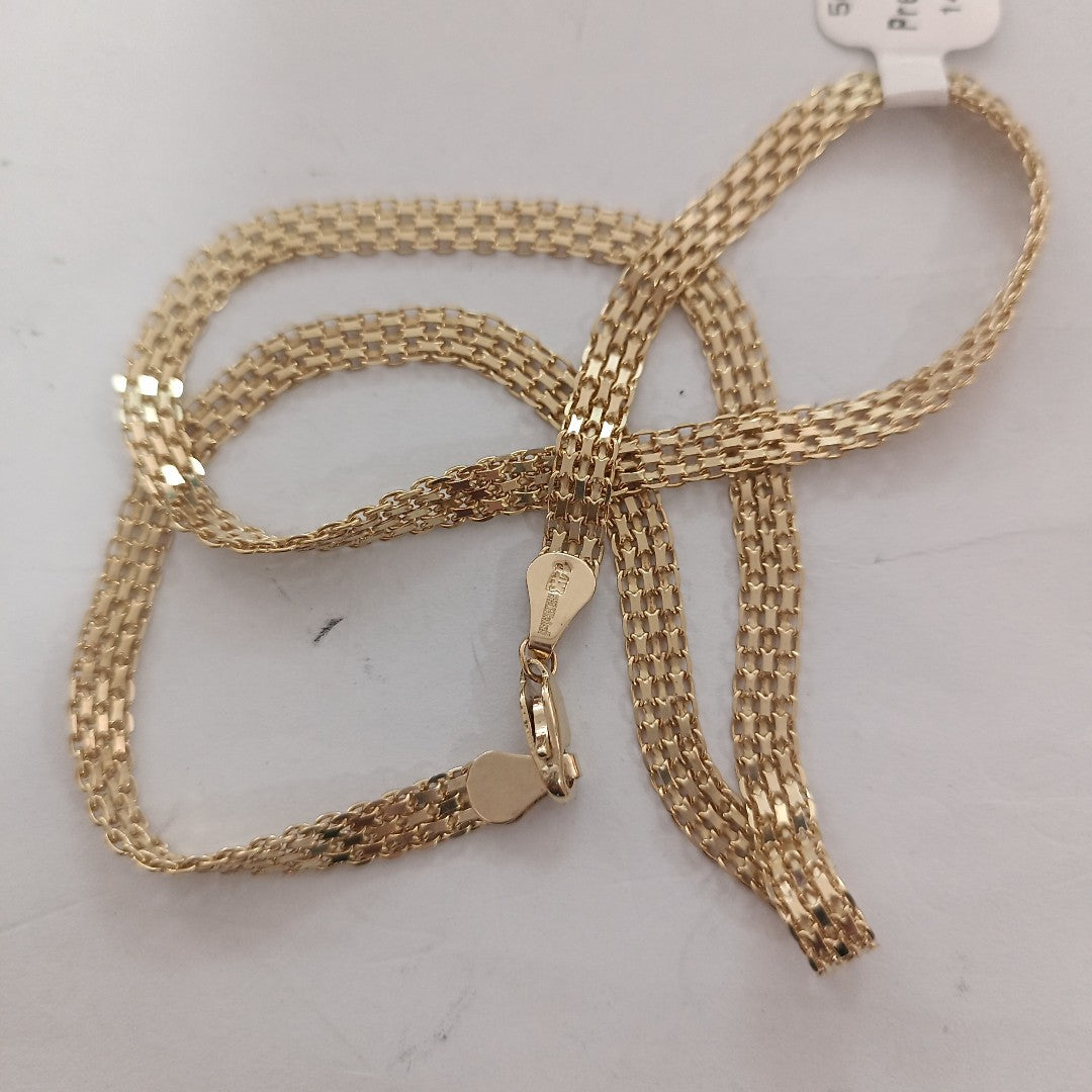 CADENA ESPECIAL 14K 50 CM 11.5 GR (NUEVO)
