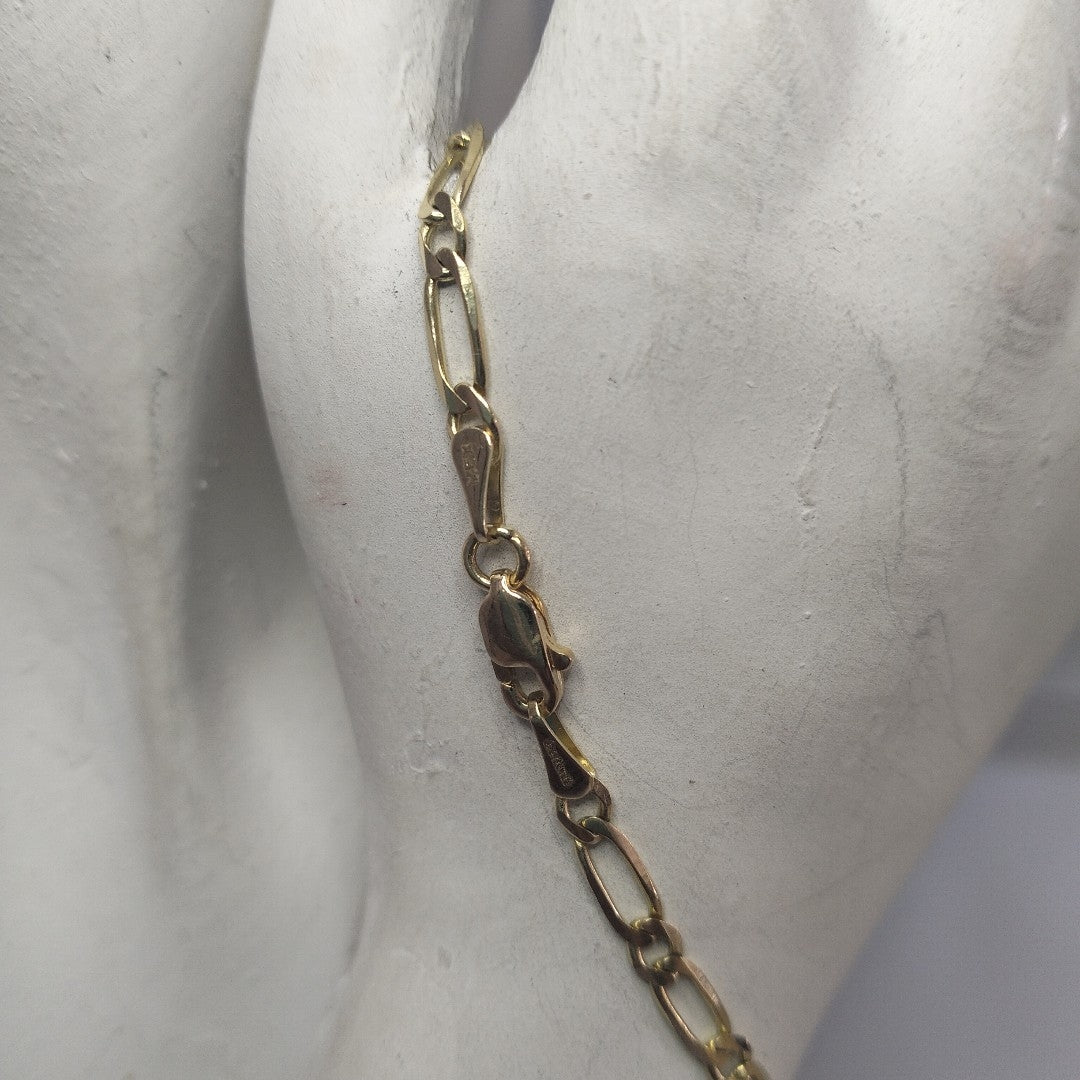 PULSERAS 1X1 ORO 14K 18 CM 2.6 GR (NUEVO)
