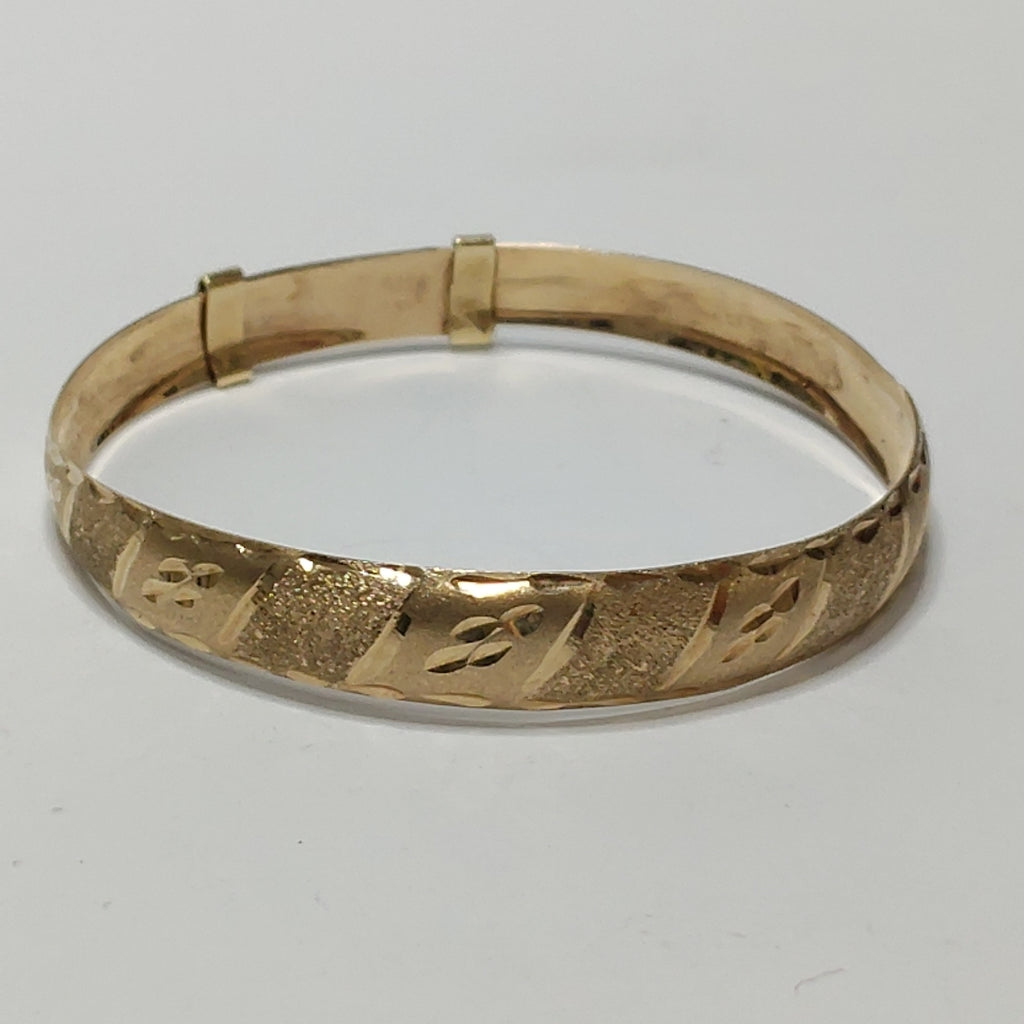 PULSERA RIGIDA ORO 10 K 4,50 GRMS (SEMINUEVO)