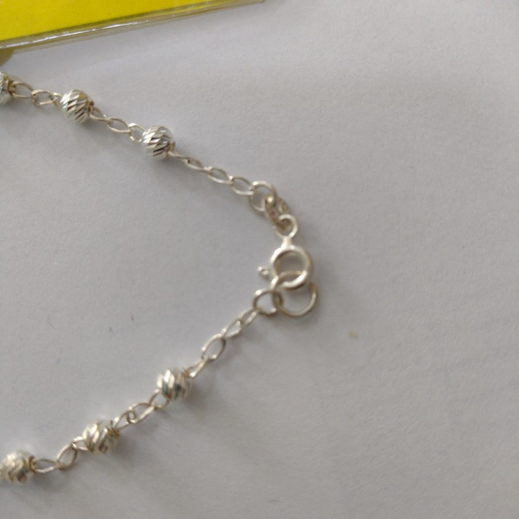 PULSERA TEJIDO ESPECIAL PLATA .925 18 CM 2.9 GR (NUEVO)