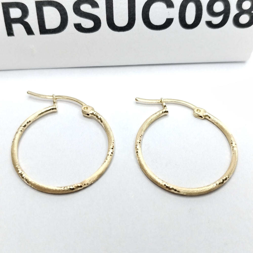 ARRACADAS PAR ORO 14 K 1.6 GRMS (SEMINUEVO)