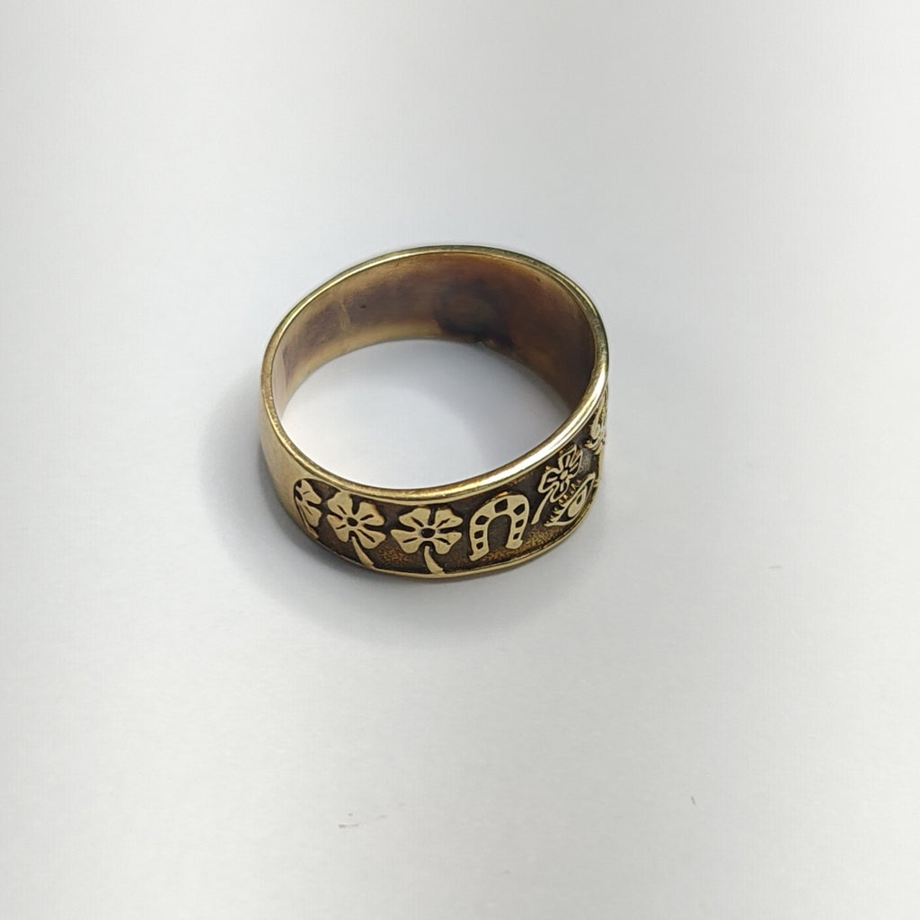 ARGOLLA DE LA SUERTE ORO 14 K 4,60 GRMS (SEMINUEVO)