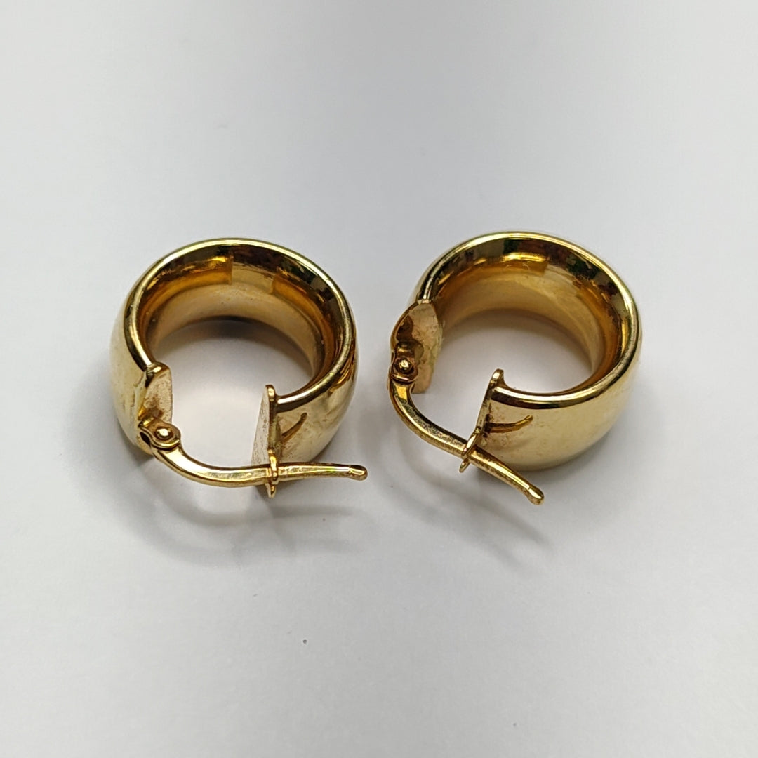 ARRACADAS PAR ORO 14 K 2.9 GRMS (SEMINUEVO)