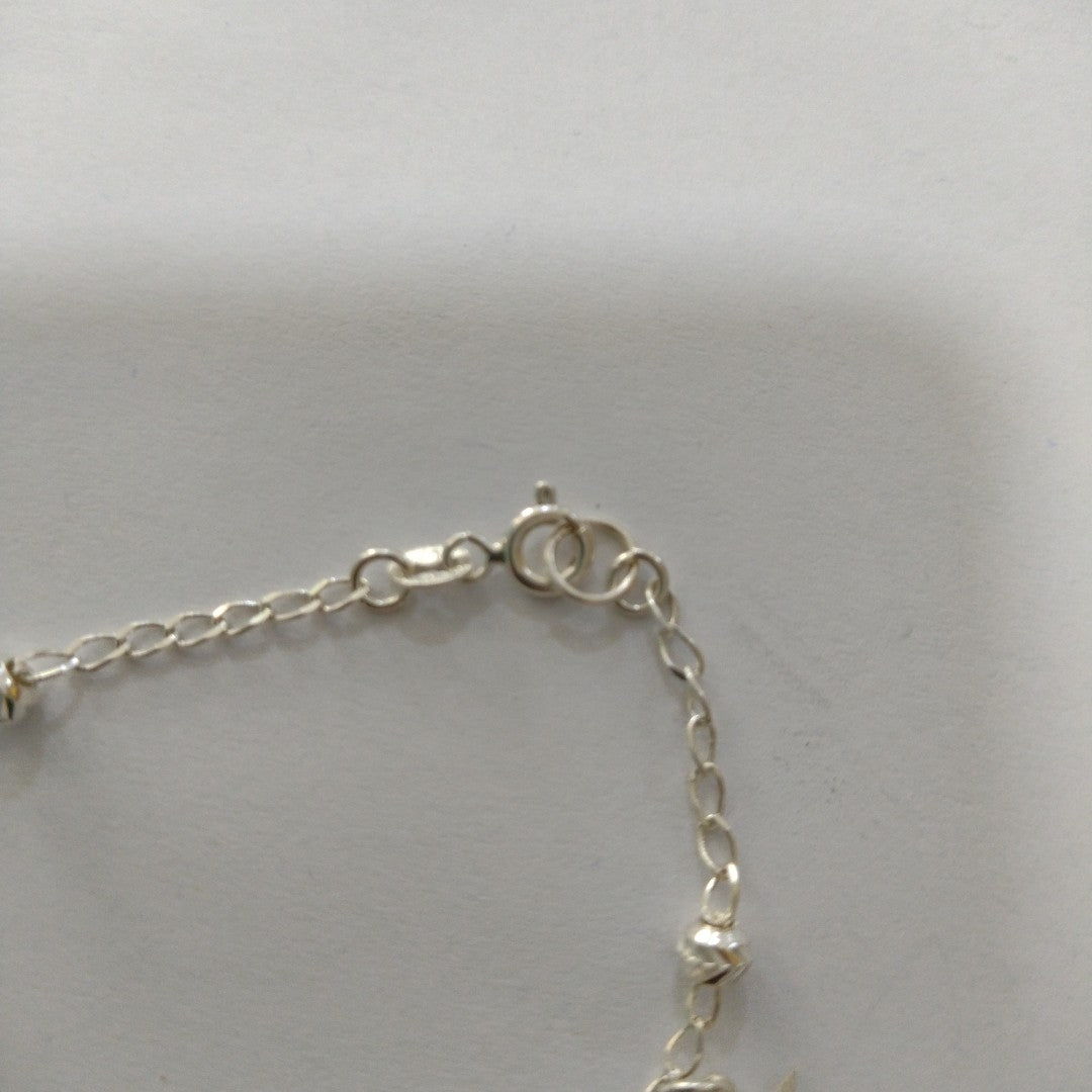PULSERA TEJIDO ESPECIAL PLATA .925 18 CM 3.1 GR (NUEVO)