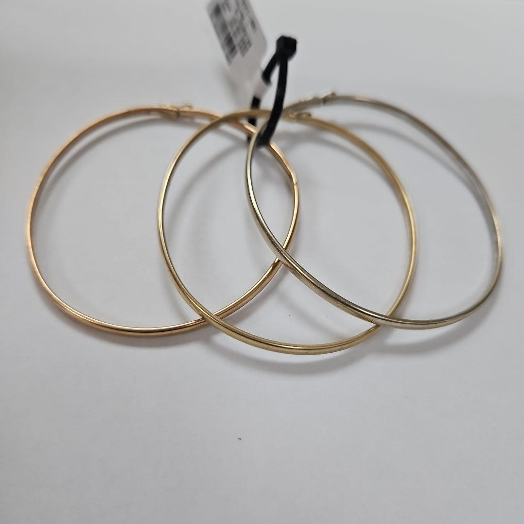 PULSERA RIGIDA ORO COMBINADO 14 K 10,80 GRMS (SEMINUEVO)