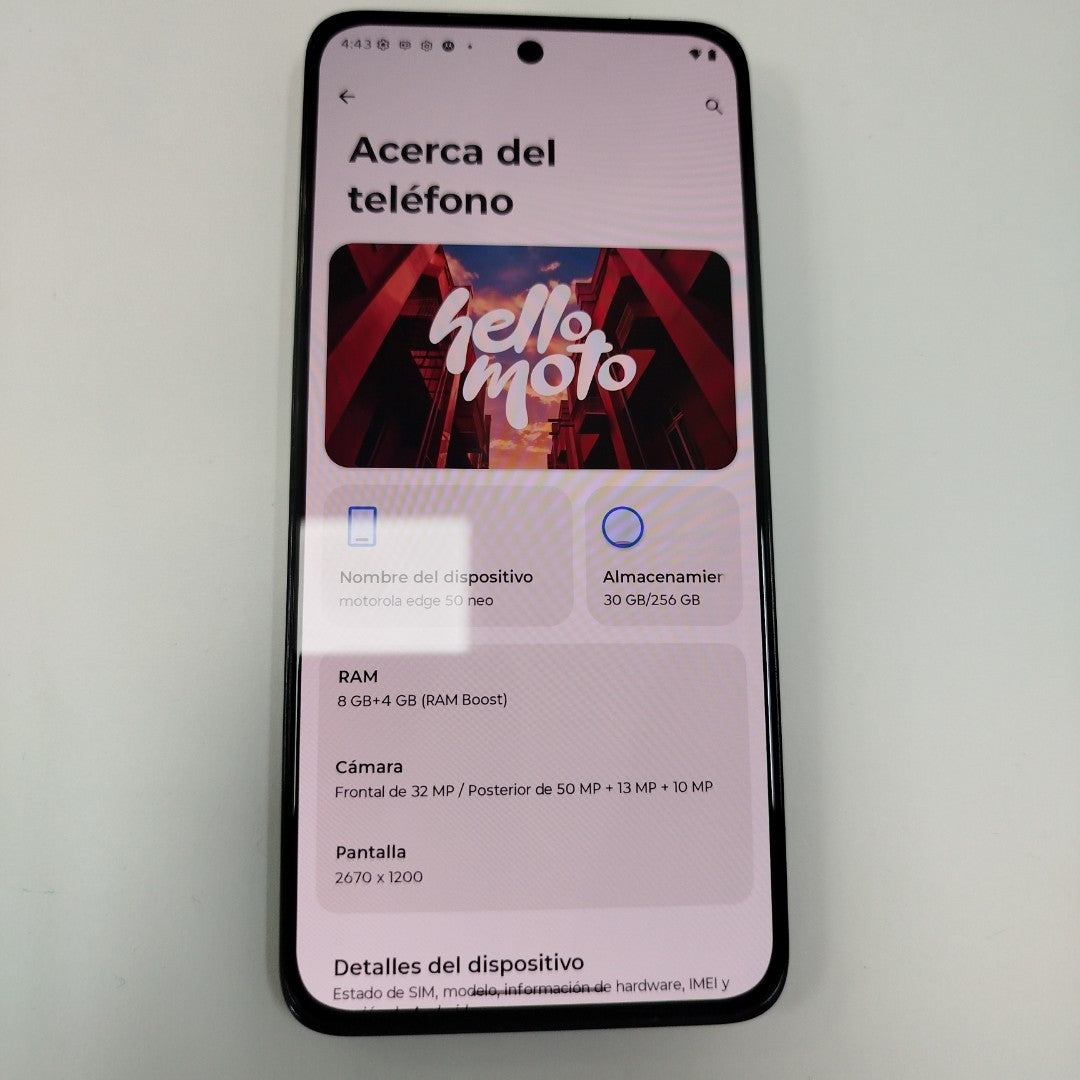 CELULAR MOTOROLA EDGE 50 NEO XT2409-2 (2024) 256 GB 8 GB RAM