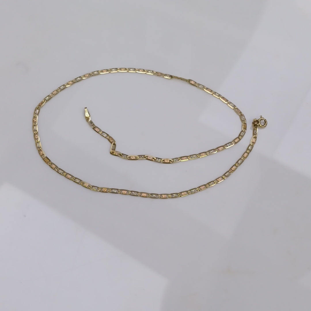 CADENA ORO 14 K 4.3 GRMS (SEMINUEVO)