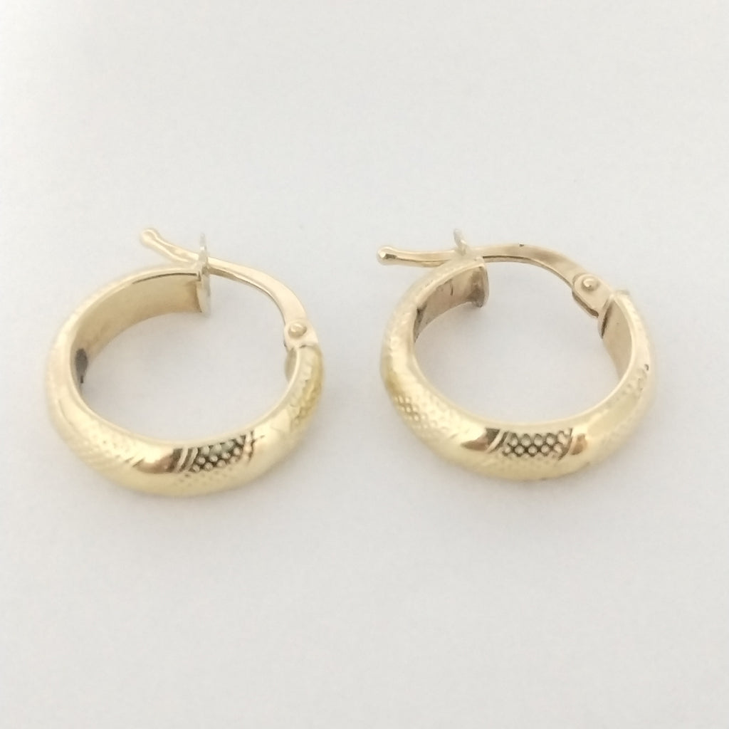 ARRACADAS PAR ORO 14 K 1,30 GRMS (SEMINUEVO)