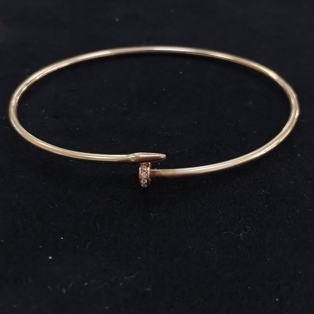 PULSERA RIGIDA ORO 10 K 2.5 GRMS (SEMINUEVO)