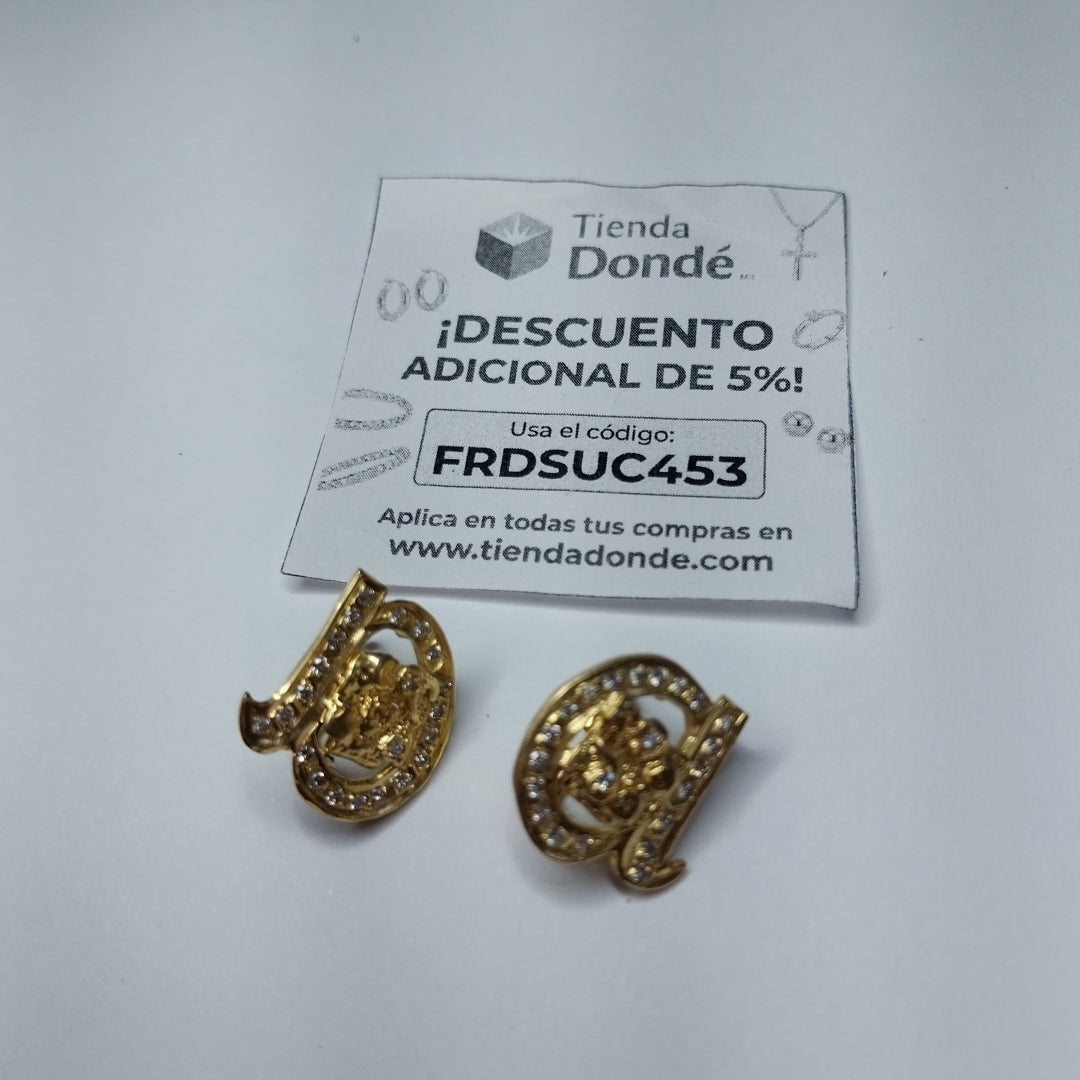 ARETES PAR ORO 10 K 4.6 GRMS (SEMINUEVO)